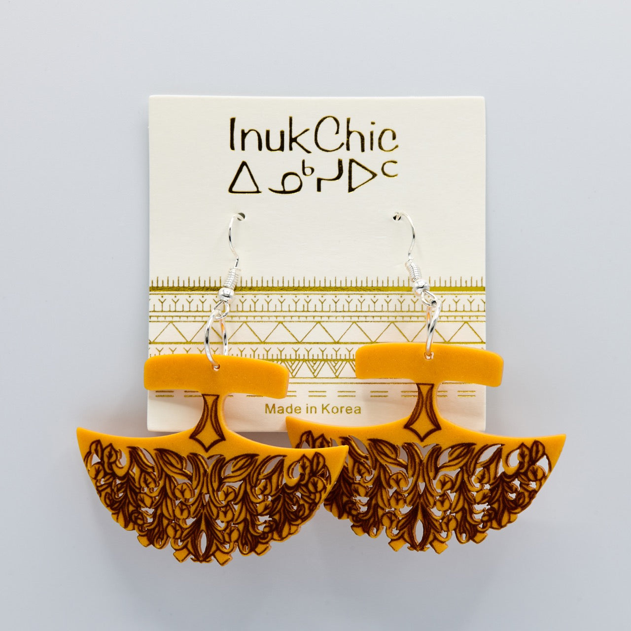 InukChic® Earring - Miqqulinnguak - Mustard (pair)