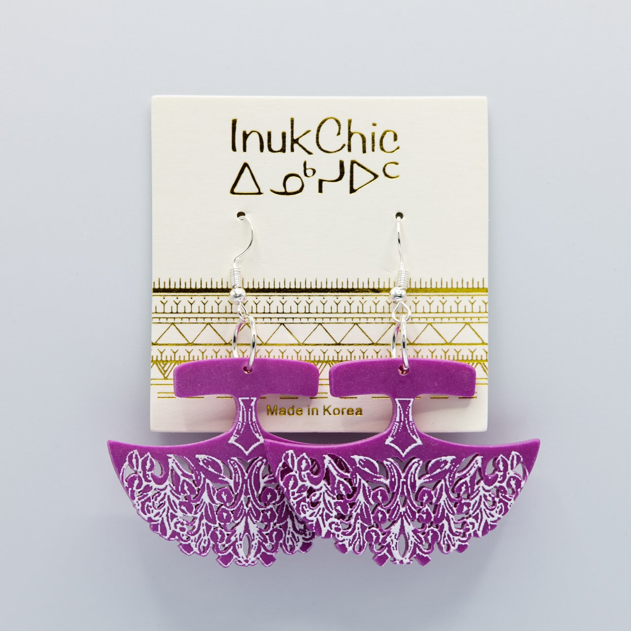 InukChic® Earring - Miqqulinnguak - Purple (pair)