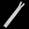Pocket Zippers - White (Nylon Coil - Metal Pull)