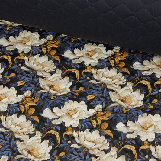 Cotton Quilt - Floral - 6oz - Magnolias