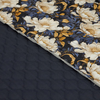 Cotton Quilt - Floral - 6oz - Magnolias (cut)