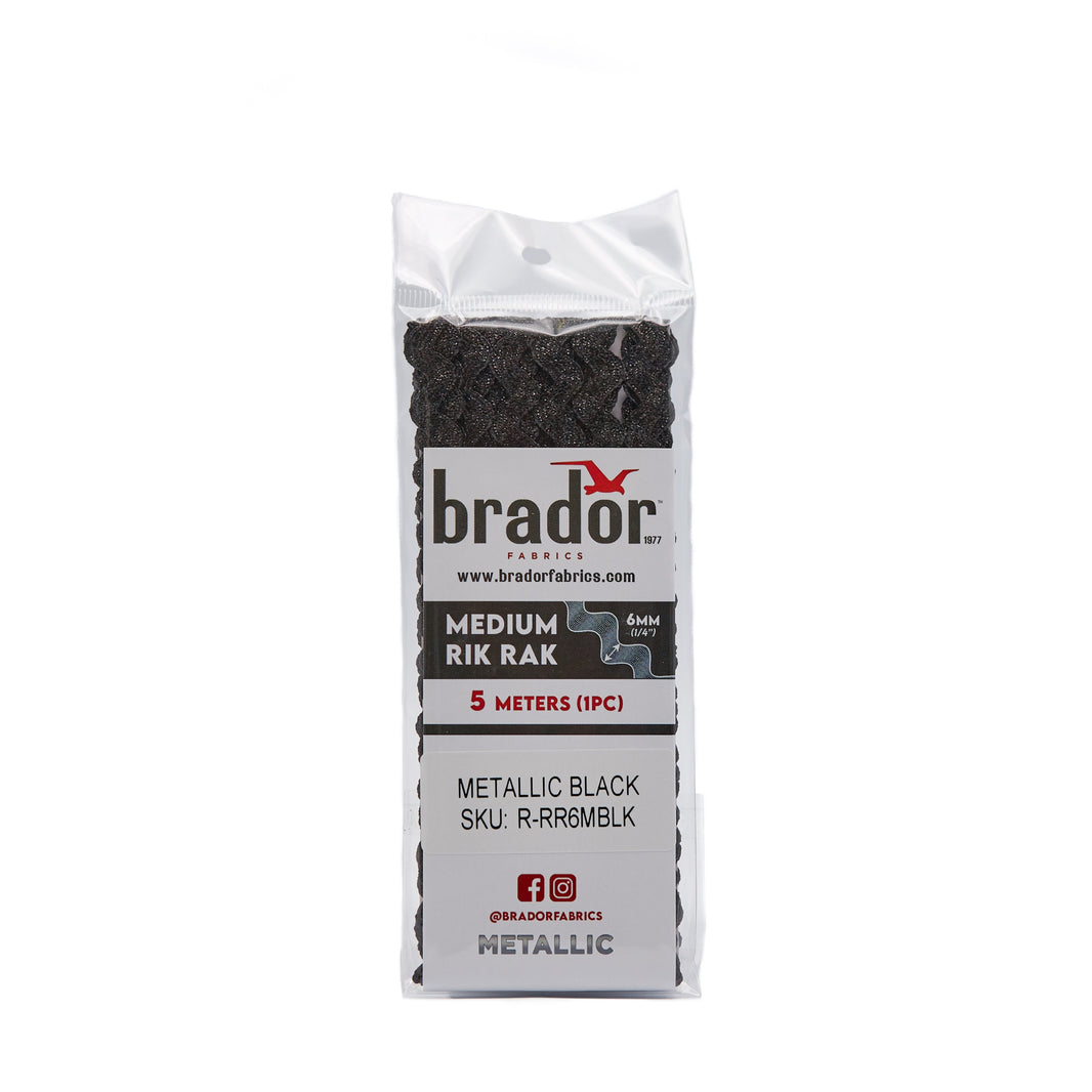 Parle Rik Rak Metallic Rik Rak – Brador Fabrics