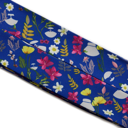 InukChic® Floral / Ulu Bias (Style 2) Royal Blue