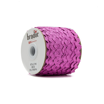 Rik Rak - Metallic Pink (roll)