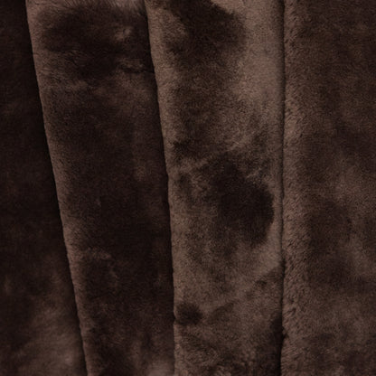 Sheared Sheepskin - 16mm - Coffee Brown (detail)