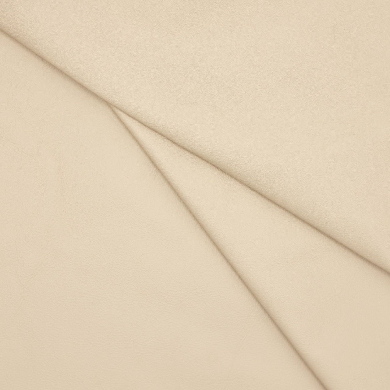 Cowhide Leather - Beige (Sand) - fold