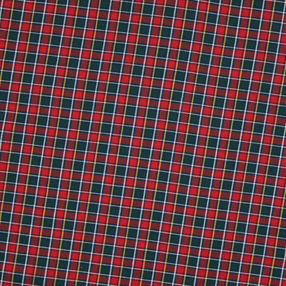 Tartan E - Red, Green, Yellow, White (SS) - detail