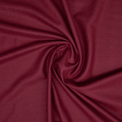 Wool Melton Burgundy