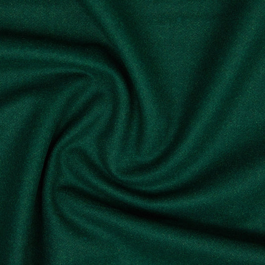 Wool Melton Kelly Green (detail)