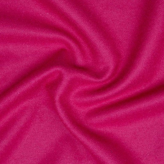 Wool Melton Magenta (detail)