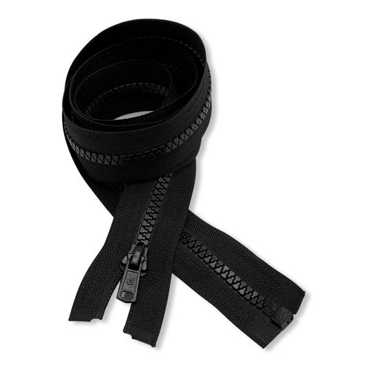 1-Way Separable Zipper - black
