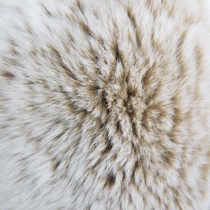 Dyed Shadow Fox Fur - Blush Ivory