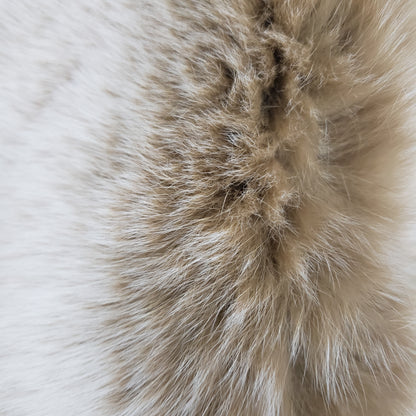 Dyed Shadow Fox Fur - Blush Ivory (2)
