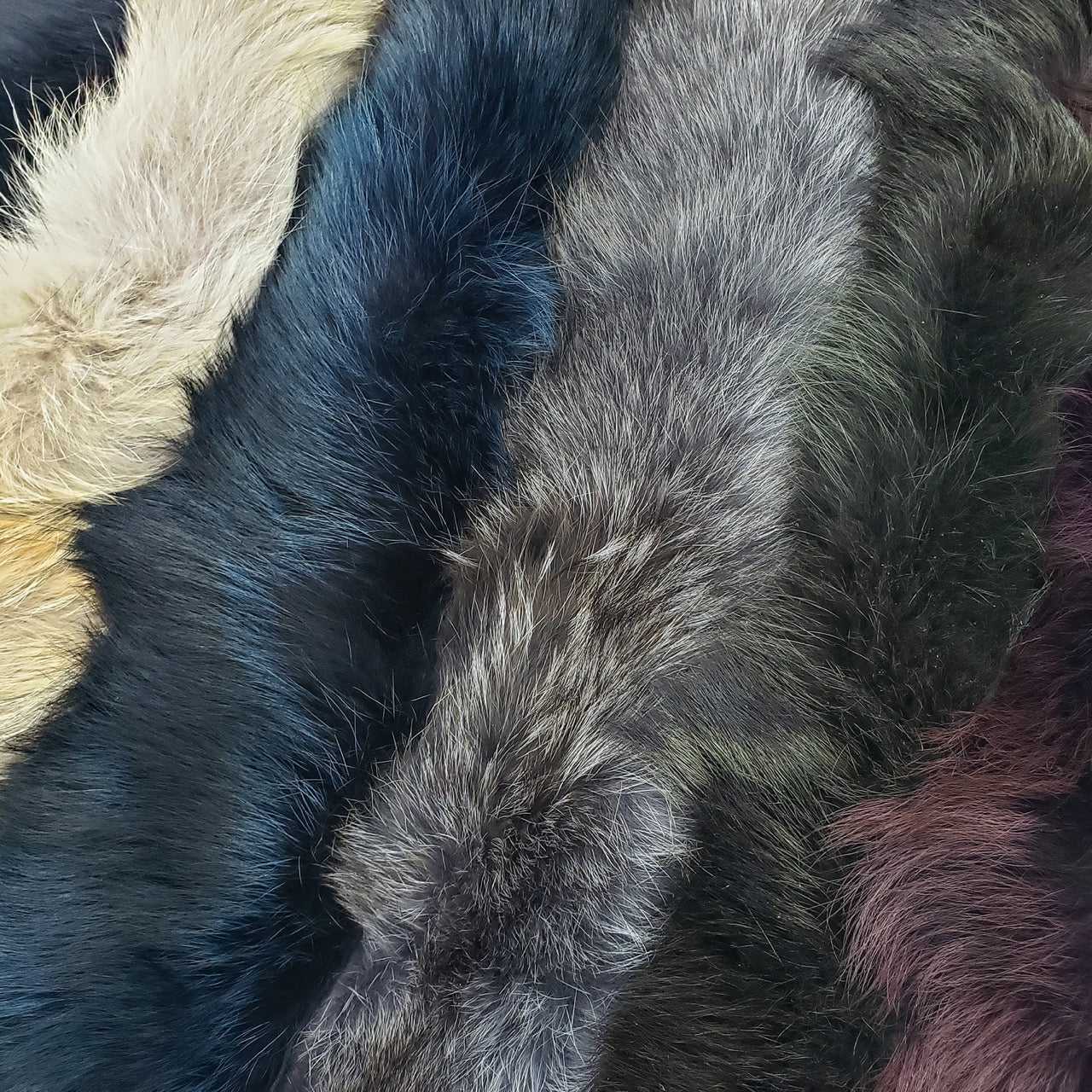 Fox Fur Strips - Group