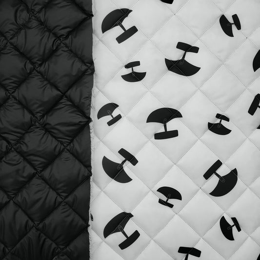 Quilted Arctic Fill™ - 2-Sided, 8oz - Ulu - White / Black (wide)