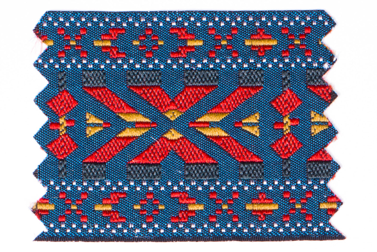 Tresse Design - Orange/Bleu