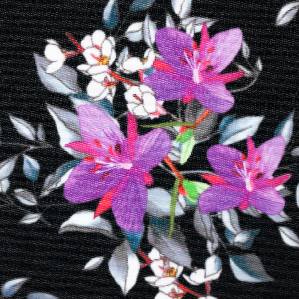 Arctic Floral - black (detail)