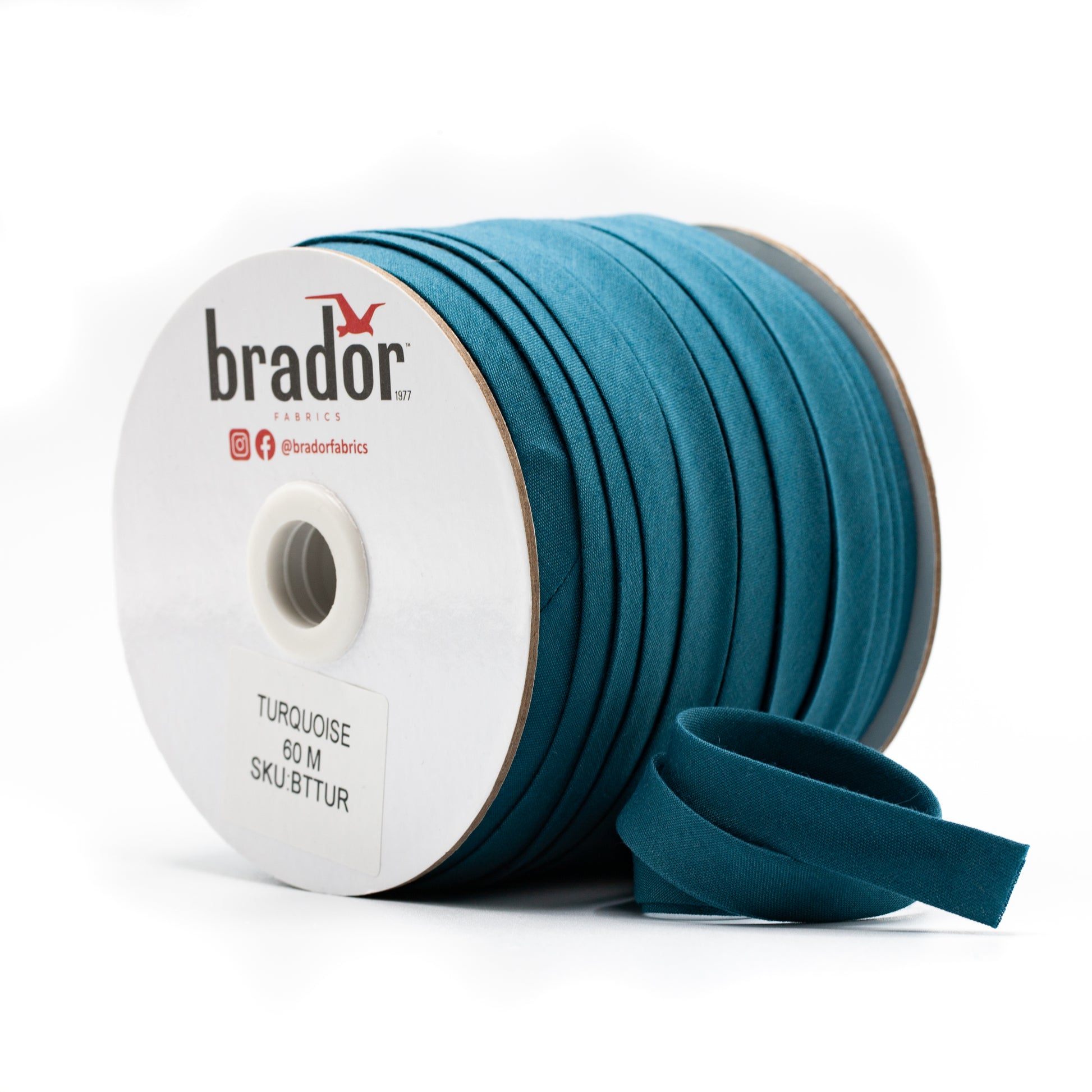 Bias Tape - Turquoise - 13mm (roll)