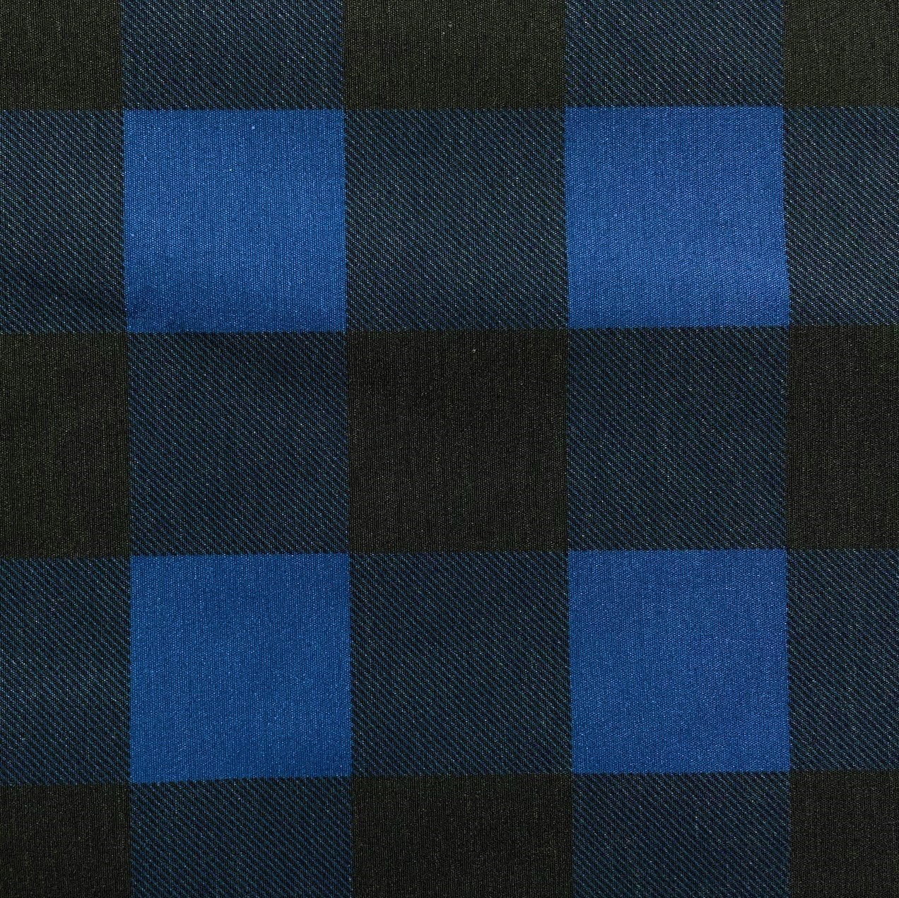 Commander® Print - Buffalo Plaid - Royal blue