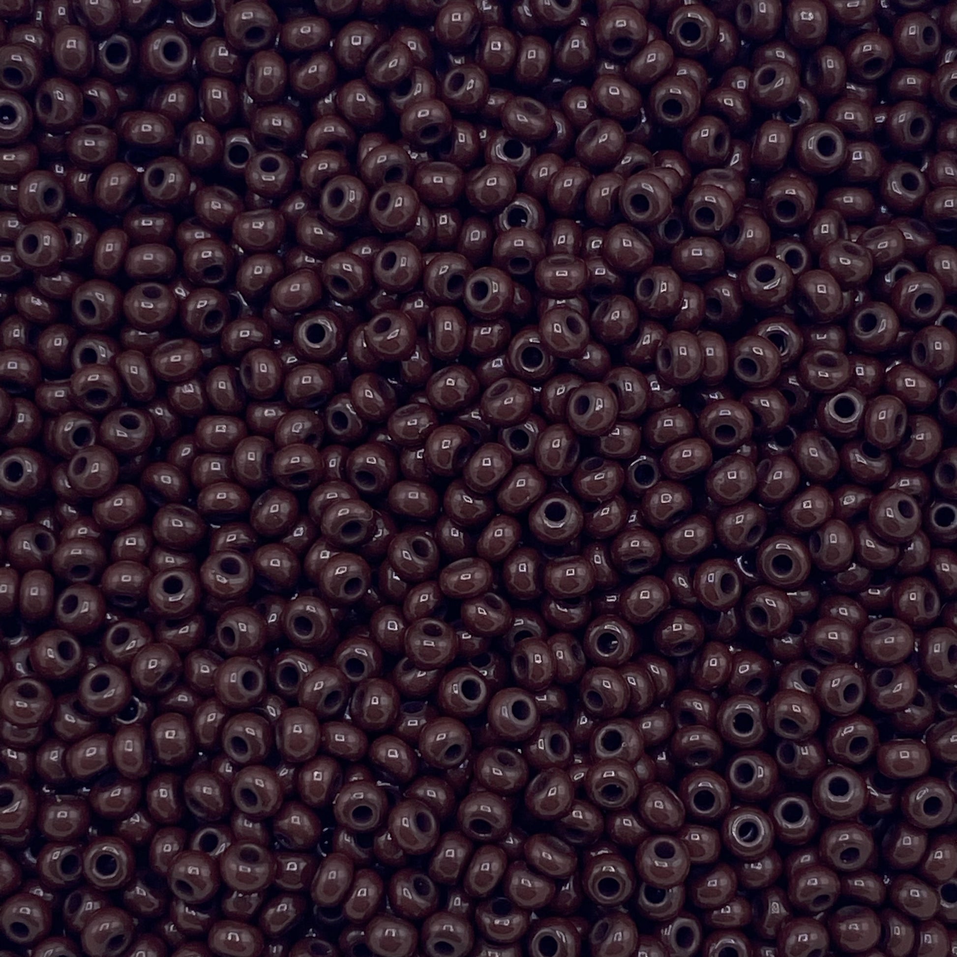 Beads - Solid - Brown