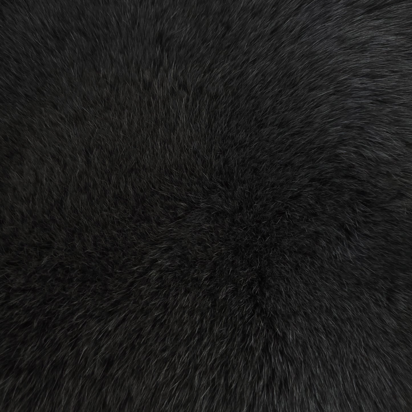 Close-up of a textured charcoal-colored Fur