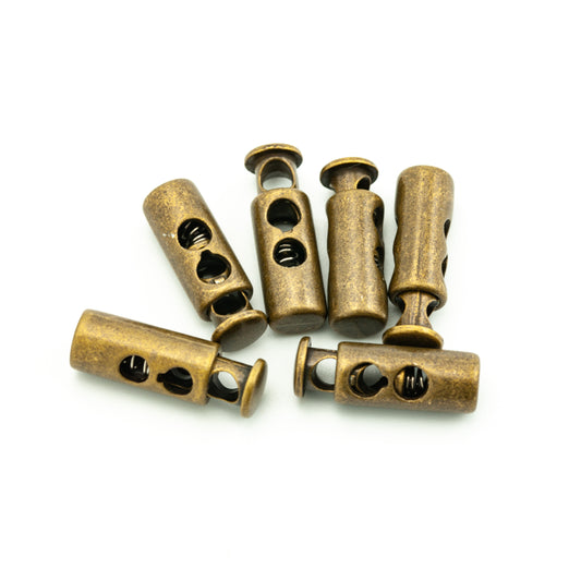 Cord Stoppers - Metal - Bronze (top)