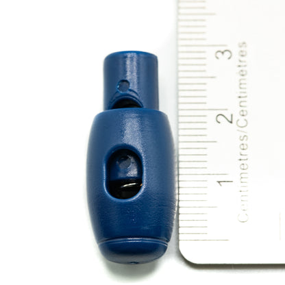 Cord Stoppers - Bowling Pin - Blue (detail)