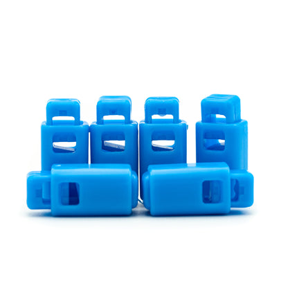 Cord Stoppers - Block - Bright Blue (side)