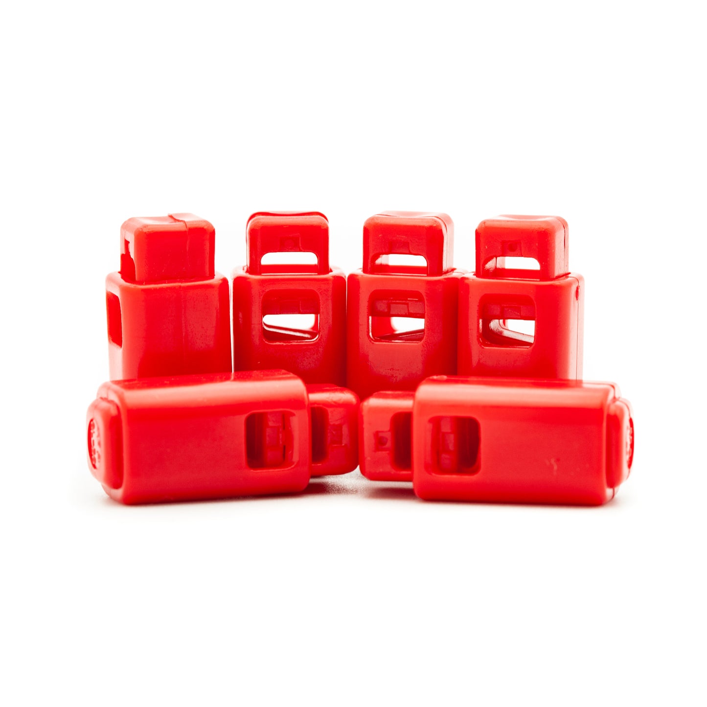 Cord Stoppers - Block - Red (side)