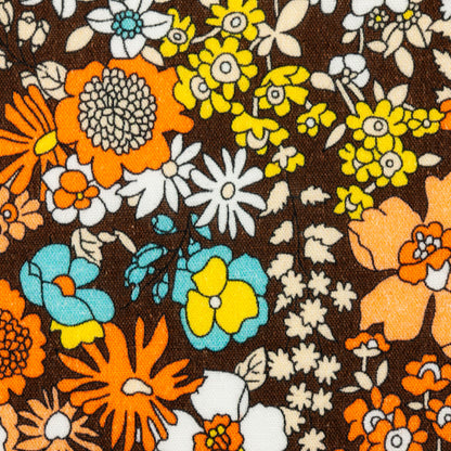 Cotton Floral - Rustic Amber (detail)