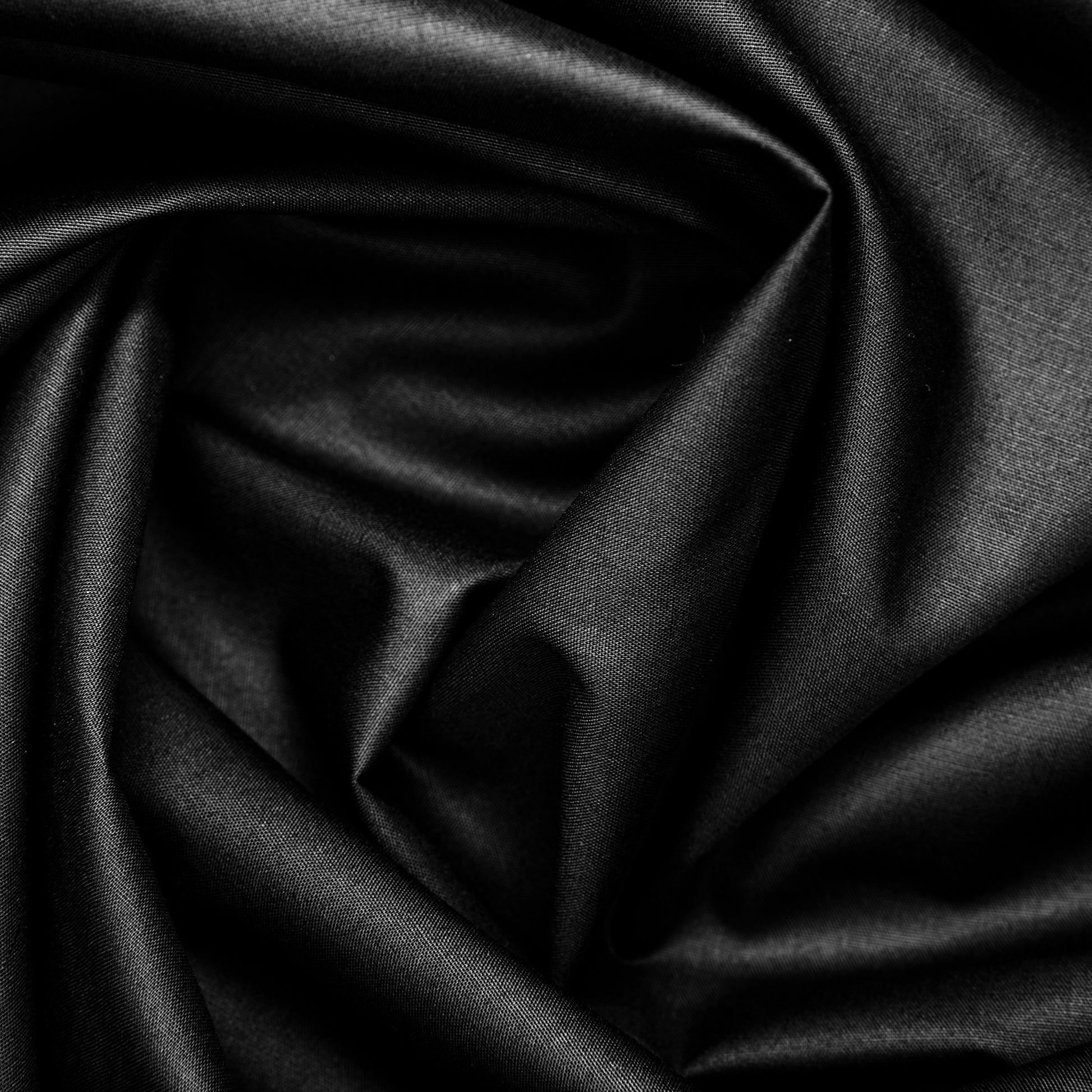 Cotton - Solid - Black (detail)