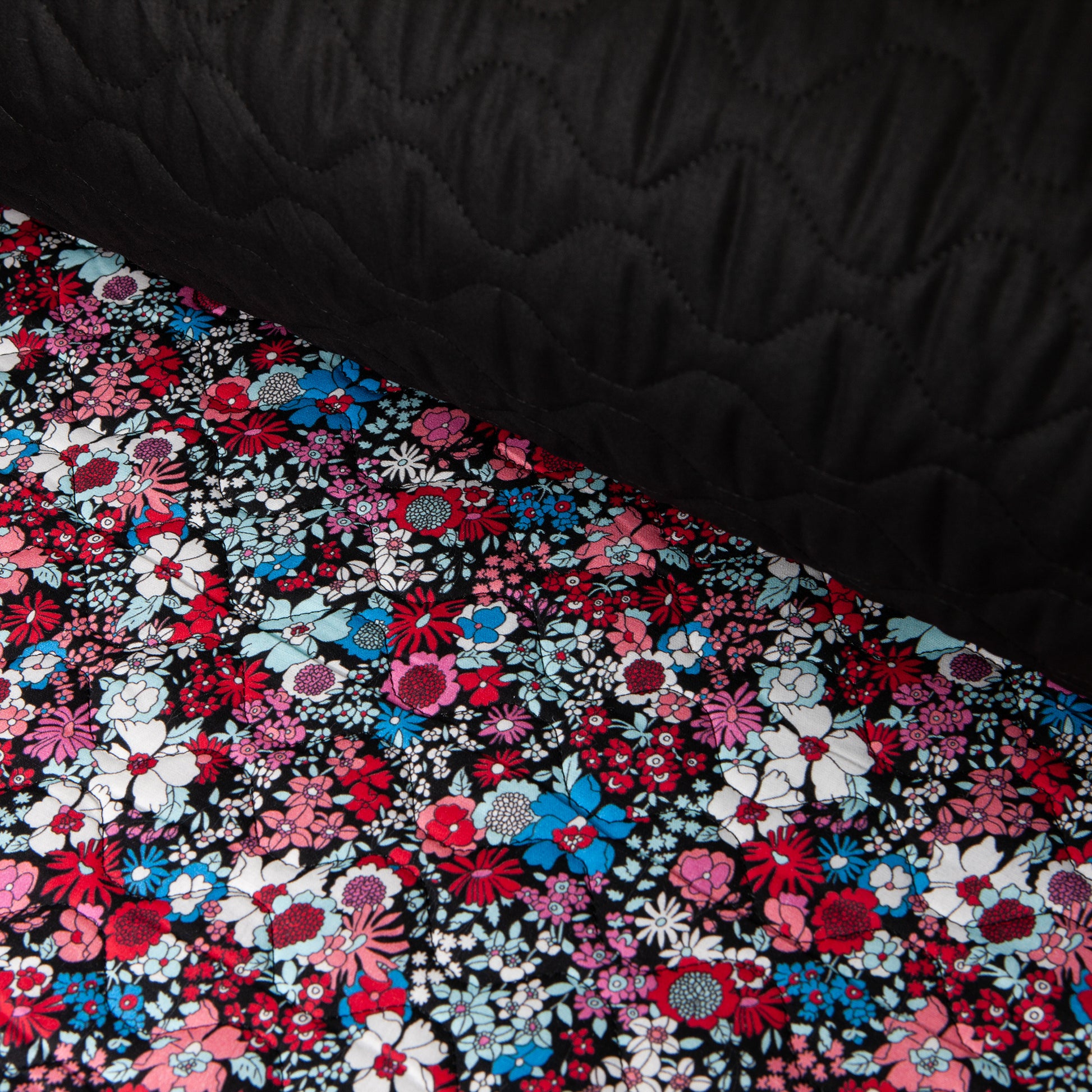 Cotton Quilt - Floral - 3oz - Midnight Bloom (wide)