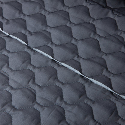 Cotton Quilt - Charcoal (detail)