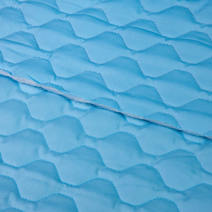 Cotton Quilt - Baby Blue (detail)
