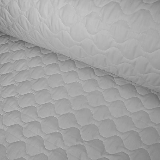 Cotton Quilt - White (wide)