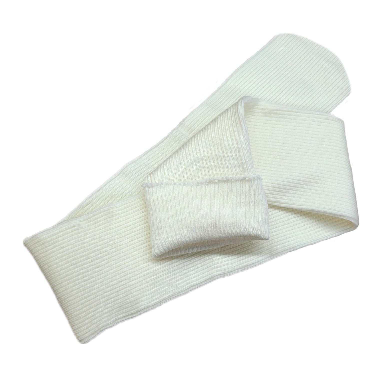Cuffing - Tubular - White (2x2) - fold