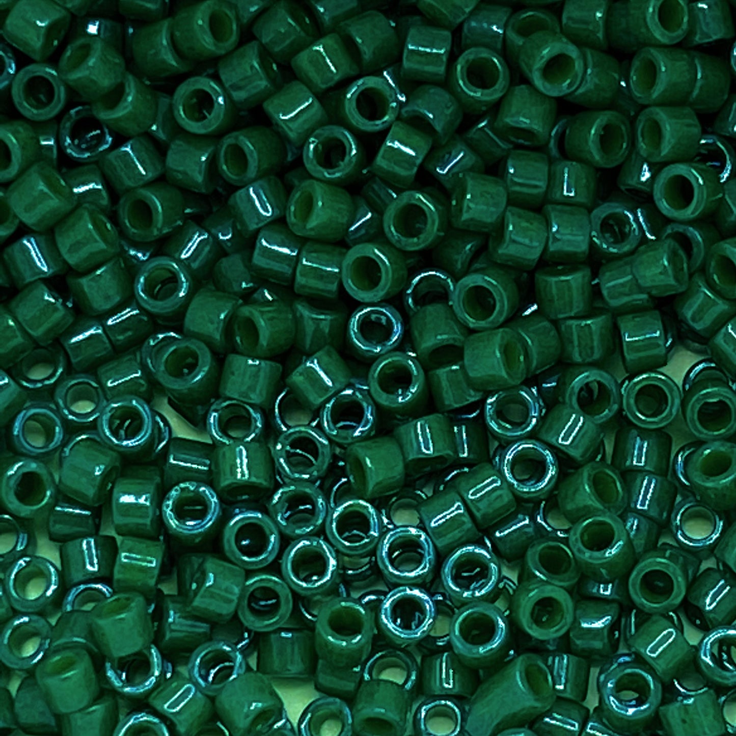 Delica Beads - Opaque - Jade Green