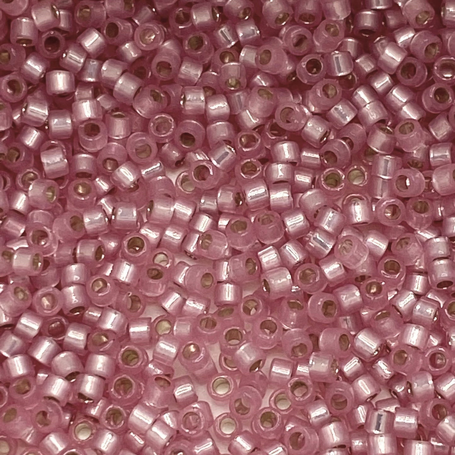 Delica Beads - Silver lined - Pink Alabaster