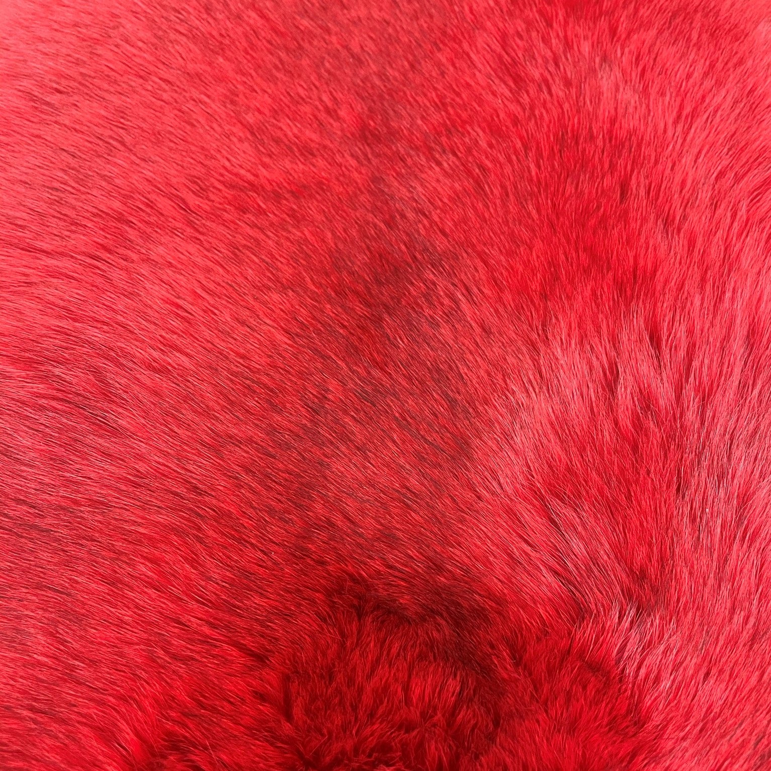 Dyed Shadow Fox Fur - Red – Brador Fabrics