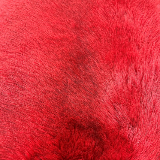 Dyed Shadow Fox Fur - Red