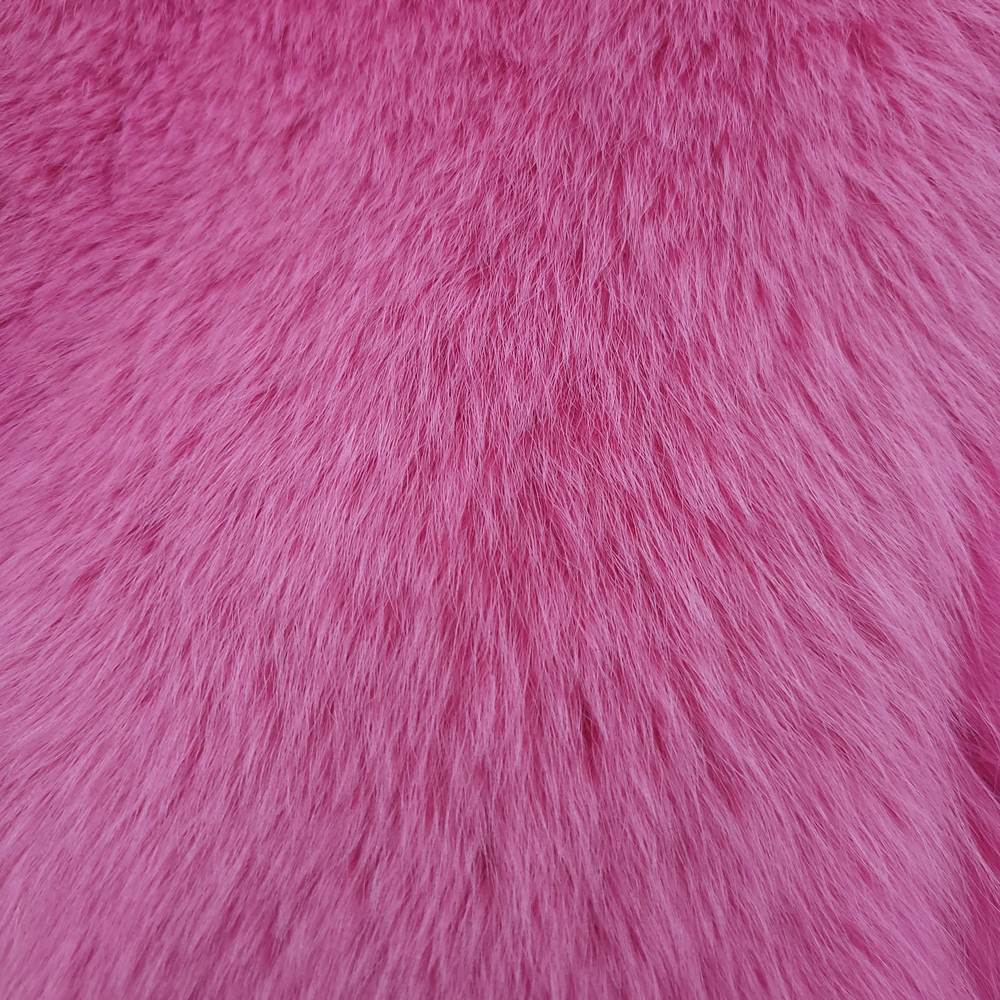 Dyed Shadow Fox Fur - Hot Pink