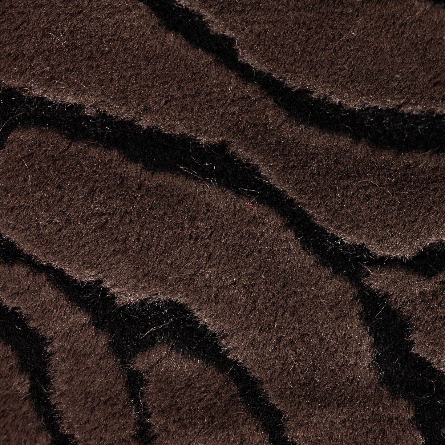 Faux Fur, Brown Print - detailed view