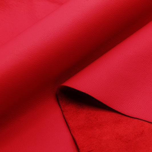 Italian Lamb Leather - Flash Red