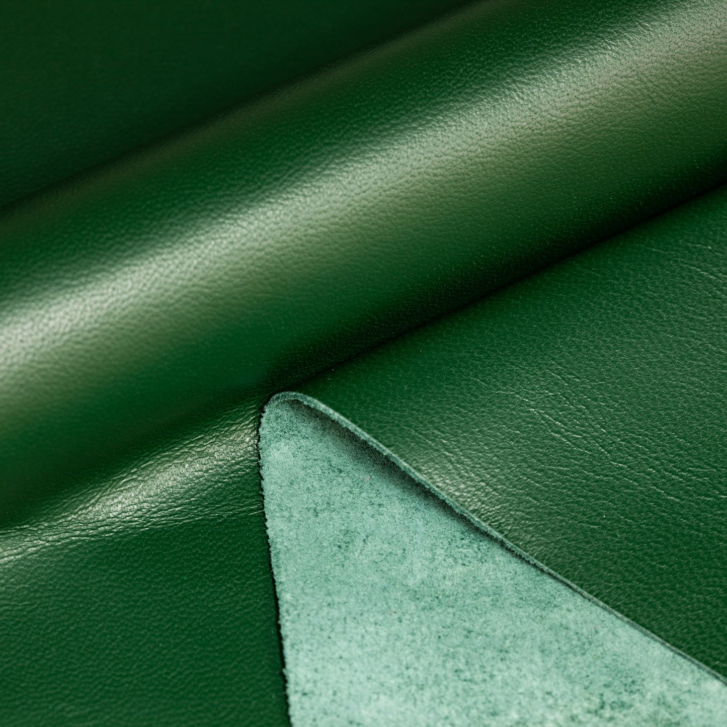 Italian Lamb Leather - Dark Green