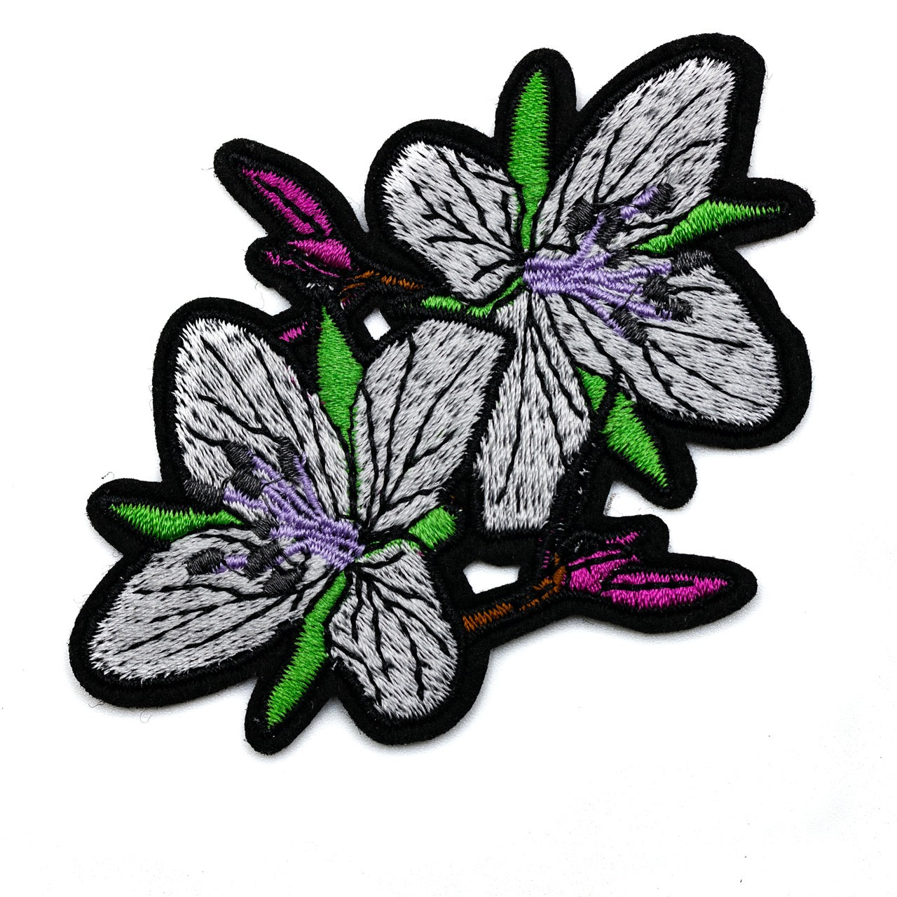 InukChic® Iron-On Patches - Arctic Flower - Honeydew