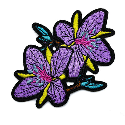InukChic® Iron-On Patches - Arctic Flower - Hyacinth