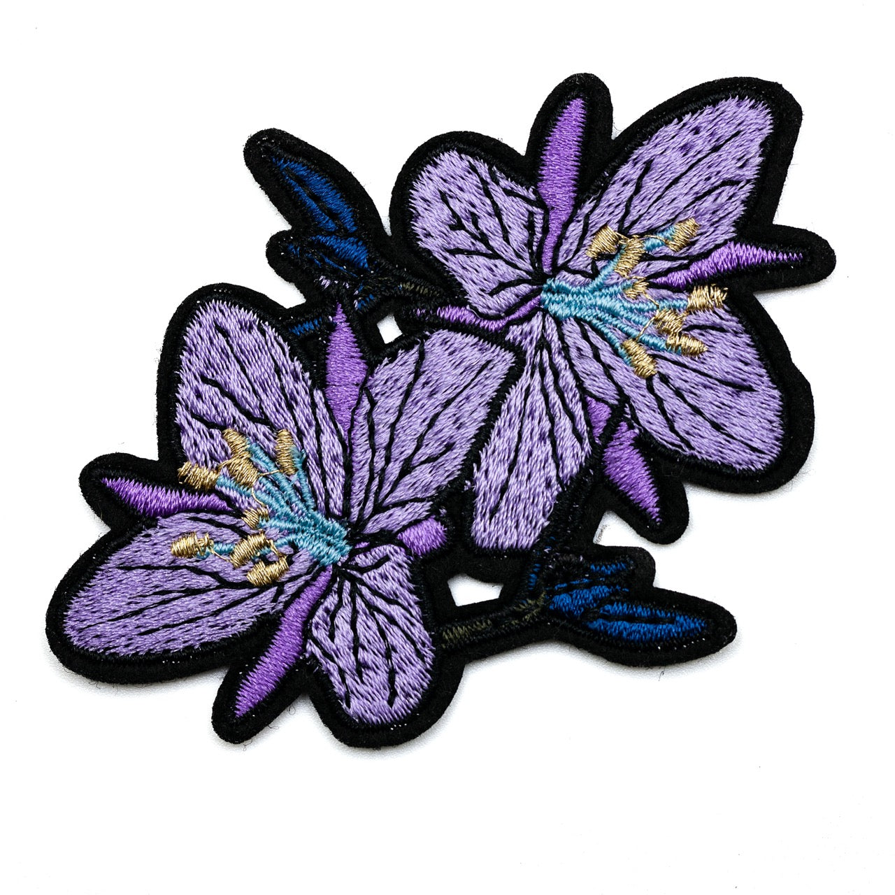 lavender iron on flower pathes InukChic® Iron-On Patches