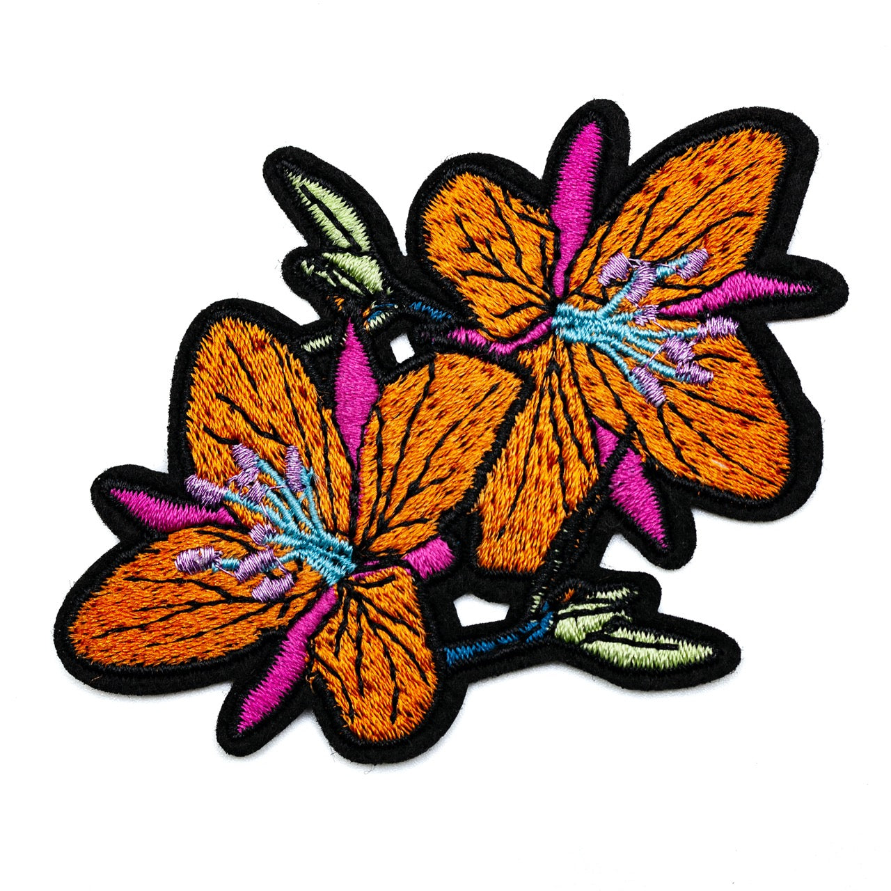 InukChic® Iron-On Patches - Arctic Flower - Maize