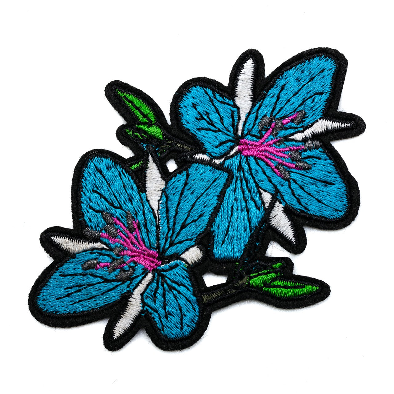InukChic® Iron-On Patches - Arctic Flower - Topaz