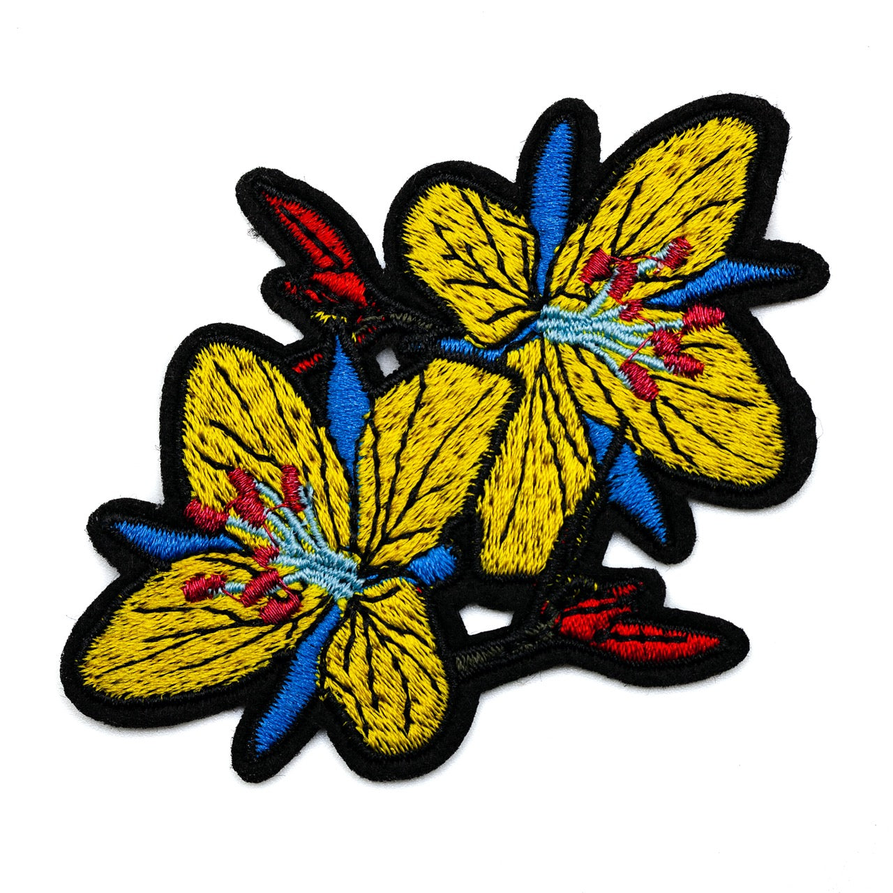 InukChic® Iron-On Patches - Arctic Flower - Yellow